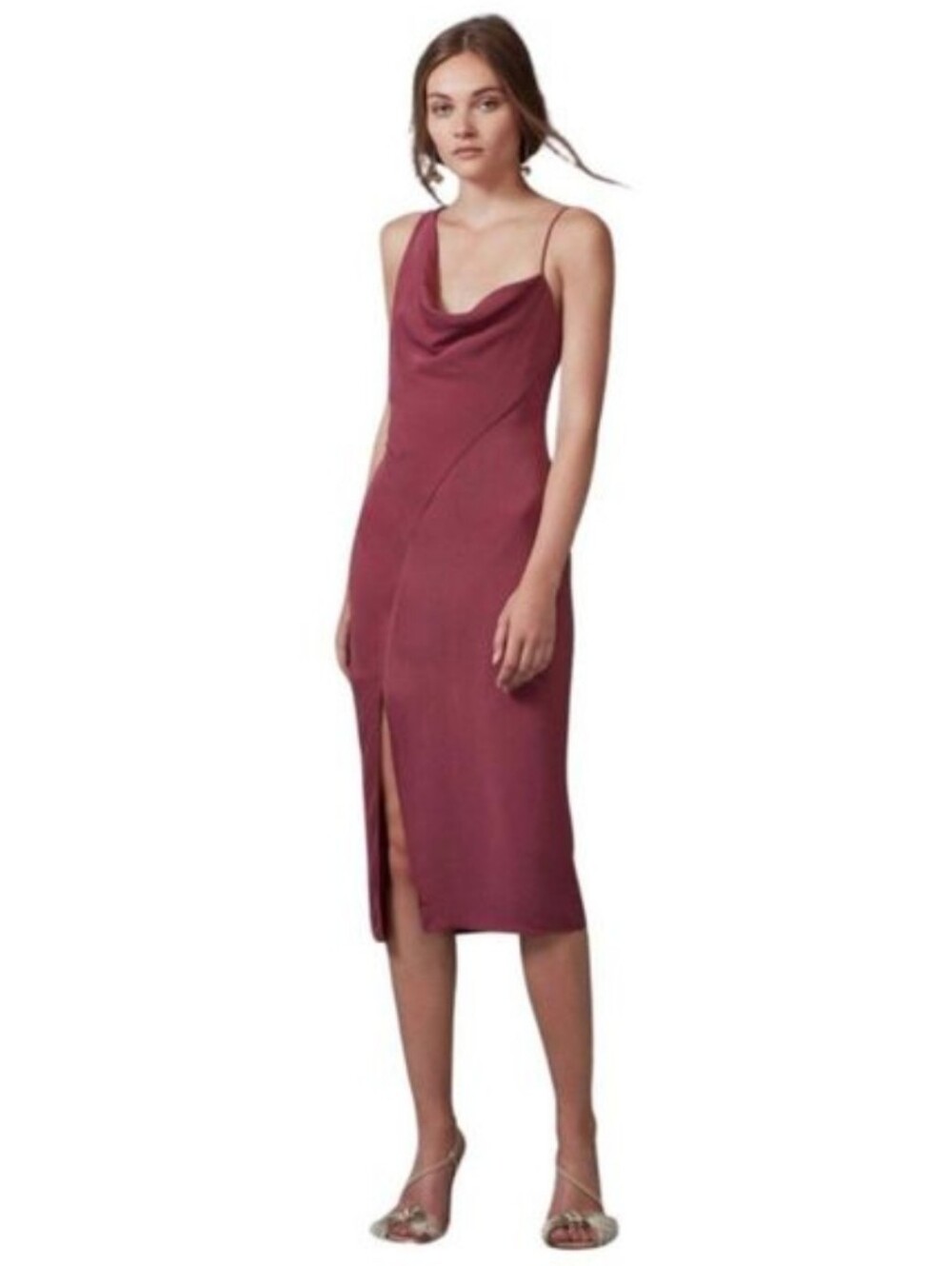 Keepsake the Label Mulberry Be Mine Midi Dress Small NWT